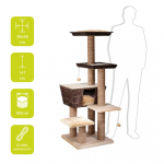 Stovas draskyklė CURACAO 48x48x141cm