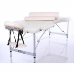 Sulankstomas masažo stalas Restpro Alu L2/Cream SET