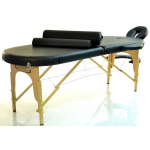 Sulankstomas masažo stalas Restpro Classic Oval 2/Black SET