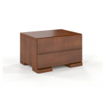 Šviesiai rudas bukmedžio medienos naktinis staliukas Skandica Sandemo