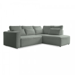Šviesiai žalia kampinė sofa-lova (modulinė) Homely Tommy - Miuform