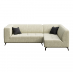 Šviesios smėlio spalvos kampinė sofa MESONICA Toro, dešinysis kampas
