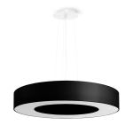 Šviestuvas SOLLUX SATURNO SLIM 50 juodas