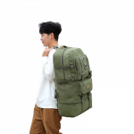 Talpi kelioninė kuprinė su praplėtimu 70L - žalia