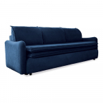 Tamsiai mėlyna aksominė sofa-lova Miuform Tender Eddie