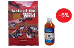 Taste of the Wild Southwest Canyon 5,6  kg + LAB V Lašišų aliejus šunims ir katėms 500ml