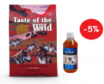 Taste of the Wild SouthWest Canyone 12,2  kg + LAB V Lašišų aliejus šunims ir katėms 500ml