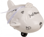 Taupyklė JUST MARRIED AIRPLANE, 14x12x9,5 cm