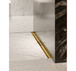 TECE drainprofile dušo latako grotelės (PVD spalvos) : Dušo latako ilgis - 80cm, Spalva1 - Šlifuotas paviršius, juoda