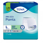 TENA Pants Super Sauskelnės-kelnaitės, L, 12 vnt.