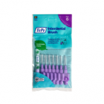 TEPE tarpdančių šepetėliai, 1,1 mm, violetinė spalva, 8 vnt.