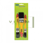 Teptukai plokšti angliški juodų natūralių pl. 3 vnt. 3/4"-1"-1.5"