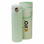 Termogertuvė KIRO su skaitmeniniu termometru 380 ml, žalia