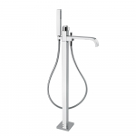 Termostatinis Bugnatese vonios maišytuvas Stone iš grindų su dušo komplektu