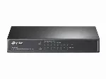 "TP-Link" 8 prievadų "Gigabit" stalinis PoE komutatorius su 4 prievadais, "Gigabit Ethernet" (10/100/1000), maitinimas per Ethernet (PoE)
