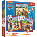 TREFL PAW PATROL 3 dėlionių rinkinys „Šuniukas-patrulis“