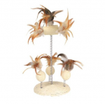 TRIXIE Kačių žaislas su plunksnomis ant spyruoklės, 15x30 cm