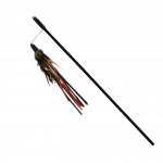 Trixie meškerė su odos juostelėmis ir plunksnomis žaislas katėms : Žaislų dydžiai - 50 cm