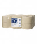 Tualetinis popierius TORK ADVANCED MINI JUMBO T2,120377, 2 sl., 9.4 cm x 170 m, natūralios sp.