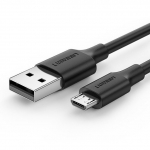 UGREEN micro USB laidas QC 3.0 2.4A 1m juodas