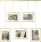 Umbra Pakabinamas nuotraukų rėmelis Exhibit matinis žalvaris