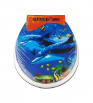 Unitazo dangtis, minkštas, su piešiniu