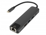 USB-C RJ45+HDMI K-03 tinklo plokštė