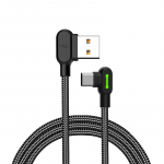 USB į USB-C laidas Mcdodo CA-5280 LED, 1.2 m (juodas)