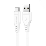 USB ir USB-C "Acefast C3-04" kabelis, 1,2 m (baltas)