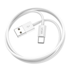 USB ir USB-C kabelis Vipfan X03, 3A, 1 m (baltas)