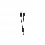 USB laidas micro + mini USB, juodas