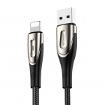 USB laidas, skirtas Lightning Joyroom Sharp S-M411 3A, 2m (juodas)