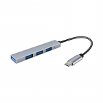 USB šakotuvas su 4 jungtimis - Type - c
