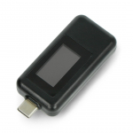 USB testeris Keweisi KWS-1802C srovės ir įtampos matuoklis iš USB C prievado - juodas