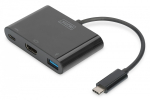 USB Type-C HDMI Multiport Adapter 4K@30Hz 1x HDMI, 1x USB-C Port (PD), 1x USB 3.0