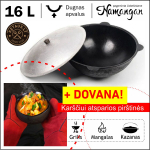 Uzbekiškas poliruotas kazanas 16L (Namangan) su Dovana!
