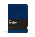 Užrašinė minkštu viršeliu „Karst“ tamsiai mėlyna, A5, linijomis