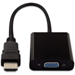 V7 HDMI TO VGA BLACK ADAPTOR HDMI 1.4 TO 15 PIN DONGLE CBLHDAVBLK-1E