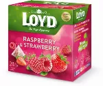 Vaisinė arbata LOYD, aviečių ir braškių skonio, 20 x 2g