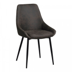 Valgomojo kėdės tamsiai pilkos spalvos 2 vnt. Sierra – Rowico