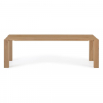 Valgomojo stalas natūralios spalvos iš ąžuolo 110x220 cm Deyanira – Kave Home