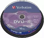 VERBATIM DVD+R DLP 4.7GB SPINDLE 16X