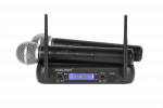 VHF mikrofonas 2 kanalai WR-358LD (2 x rankinis mikrofonas)