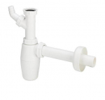 Viega butelinis sifonas praustuvui su pajungimu skalbimo mašinai