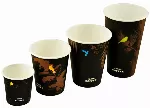 Vienkartiniai puodeliai COFFEE, popieriniai, 236 ml, D80 mm, 50 vnt.
