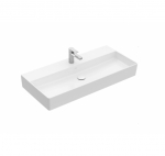 Villeroy-Boch Memento 2.0 pakabinamas praustuvas, 1000x470, šlifuota apačia : Spalva - Balta blizgi (White Alpine) - Ceramic Plus danga