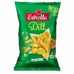 Vingiuoto pjaustymo bulvių traškučiai su krapais ESTRELLA, 250 g