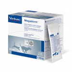 VIRBAC Megaderm 28x4 ml maisto papildas šunims ir katėms iki 10  kg nuo odos problemų