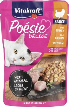 VITAKRAFT POESIE DELICE kalakutiena katėms - drėgnas ėdalas katėms - 85 g
