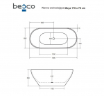 Vonia Besco Moya Glam 170 Graphite